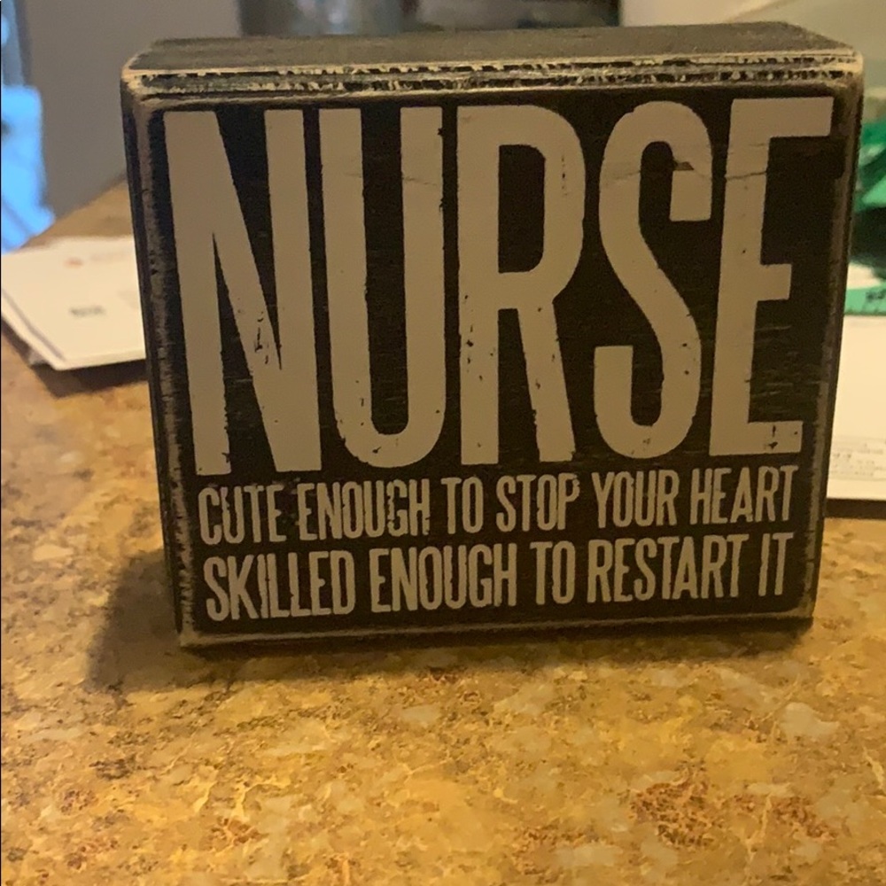 Primitives by Kathy- Nurse sign